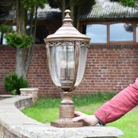 Traditional Bronze Pillar Light Traditional Bronze Pillar Light