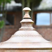 Traditional Bronze Pillar Lantern Upper Finial Traditional Bronze Pillar Lantern Upper Finial