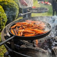 Close up of Swing Arm on Plain Jane BBQ 