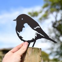 Robin Fence Topper on Garden Fence 