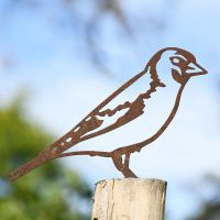 Goldfinch Fence Topper in Use on the Top of a Fence Goldfinch Fence Topper in Use on the Top of a Fence
