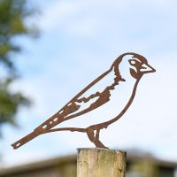 Goldfinch Fence Topper in Use Outdoors in the Garden Goldfinch Fence Topper in Use Outdoors in the Garden