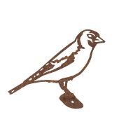 Goldfinch Fence Topper in a Rustic Finish Goldfinch Fence Topper in a Rustic Finish