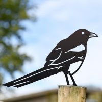 Magpie Fence Topper in Use Outdoors in the Garden