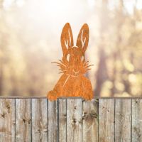 Mr. Rabbit Rustic Fence Topper  Mr. Rabbit Rustic Fence Topper
