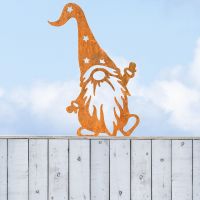 Rustic Fence Topper Gonk with Star Hat Rustic Fence Topper Gonk with Star Hat