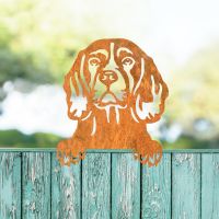 Rustic Beagle Fence Topper  Rustic Beagle Fence Topper