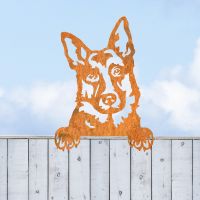 German Shepherd Rustic Fence Topper 
