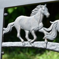 Close up of running horse 