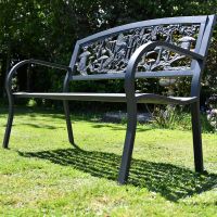 Ground up view of bench and back detailing 