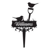 Robin on Spade Memorial Ground Spike