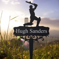 Cricket Memorial Ground Spike with Name 