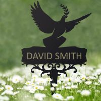 Dove of Peace Ground Spike with Personalisation Dove of Peace Ground Spike with Personalisation