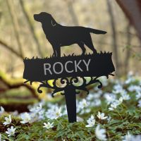 Labrador Memorial Ground Spike with Personalisation 