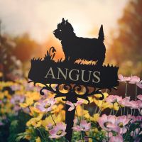 West Highland White Terrier Memorial Ground Spike West Highland White Terrier Memorial Ground Spike