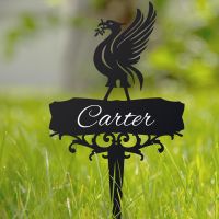 Liver Bird Ground Spike in Situ 