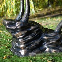 Detailed image of stag standing on rock