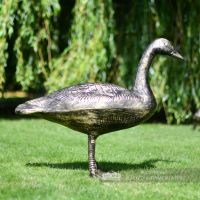 Cast Aluminium Bronze Finish Geese Garden Sculpture