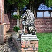 Cast Aluminium Sculpture on Pillar Cast Aluminium Sculpture on Pillar