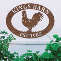 Rooster House Name Sign 