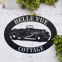 MG TD 1953 Iron Oval House Name Sign