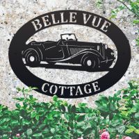 MG TD 1953 Open Tourer Iron Oval House Name Sign