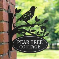 Starling House Name Sign on Bracket