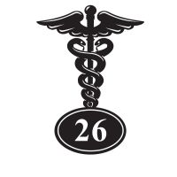 Doctors Medical Iron House Number Sign in Full 