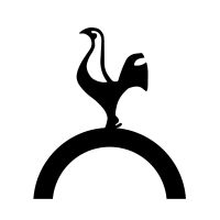 Wall Mounted Contemporary Cockerel Iron Hose Holder From the Front Wall Mounted Contemporary Cockerel Iron Hose Holder From the Front