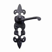 Euro Lock Fleur-de-Lis Lever Set 