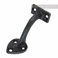 Blacksmith handrail bracket showing fixing holes