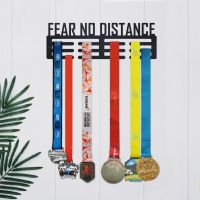Fear No Distance Sports Medal Hanger in Situ