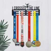 I Crossed the Line Sports Medal Hanger in Situ