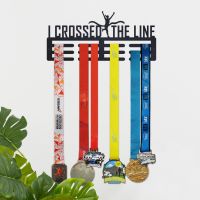 Sports Medal Hanger I Crossed the Line 