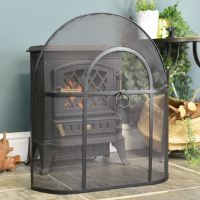 Traditional Black Arched Spark Guard