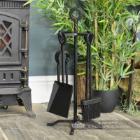 Black Iron Fireside Tool Set