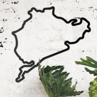 Nürburgring Motor Race Track Wall Art 