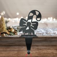 Candy Cane Stocking Holder Created From Iron