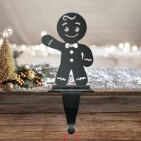 Gingerbread Man Stocking Holder Created From Iron