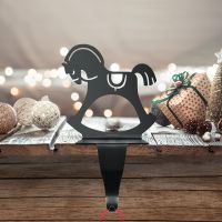 Rocking Horse Stocking Holder in Situ on a Mantel Piece Rocking Horse Stocking Holder in Situ on a Mantel Piece