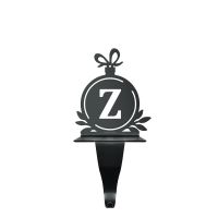 Letter Z Stocking Holder in Black