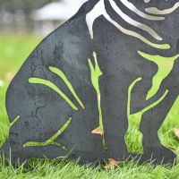 Close up of French Bulldog Body in Unfinished Metal Close up of French Bulldog Body in Unfinished Metal