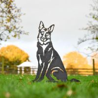 German Shepherd Unfinished Metal German Shepherd Unfinished Metal