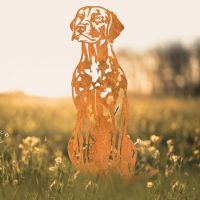 Silhouette of Dalmatian in Rustic Form 