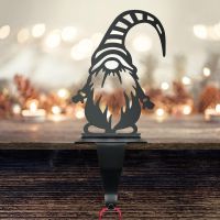 Stocking Holder with Gonk in Striped Hat 