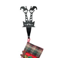 "Jolly Holly" Elf Stocking Holder in Full 