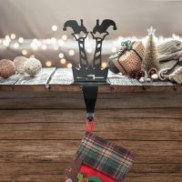 "Jolly Holly" Elf Stocking Holder in Situ