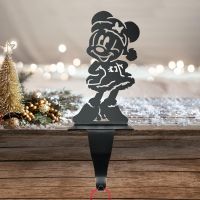 Cartoon Mouse Stocking Holder in Black 