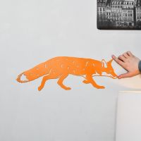Orange Fox Wall Art to Scale Orange Fox Wall Art to Scale