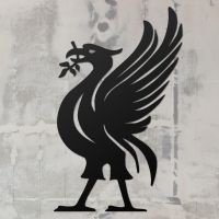 Liver Bird Iron Wall Art on a Wall